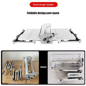 Portable Semi Auto Pâtisserie Croissant Pâte <span class=keywords><strong>Laminoir</strong></span> Table Top Mini Pâte <span class=keywords><strong>Laminoir</strong></span> Machine - Product Image 3