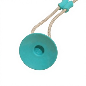 Hond Zuignap Trekbestendig Traktatie-uitgiftebal Speelgoed Kleine hond Tandjes krijgen Duurzaam Kauwbaar Tandenreinigend Vervelingverlichtend - Product Image 2