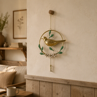 Décoration murale en métal, article d'intérieur, accent décoratif pas cher pour la maison, 24,13*2,54*47,63CM, gris, blanc, or, décoration murale en métal pour le salon
