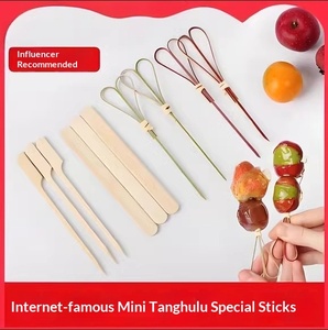 ไม้ไผ่เคลือบน้ำตาลลายการ์ตูนน่ารัก ขนาดเล็ก สำหรับทำขนมเด็ก แบบใช้แล้วทิ้ง ทันสมัย - Product Image 2