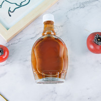Bouteilles en verre transparent pour sirop d'érable, pots à confiture, bouteilles d'huile de lin – 150 ml, 250 ml, 375 ml, 500 ml