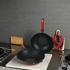 Juego de utensilios de cocina de inducción de alta calidad con sartén antiadherente Ford Stone, mango de plástico y cubierta de vidrio Wok para cocinar - Product Image 3
