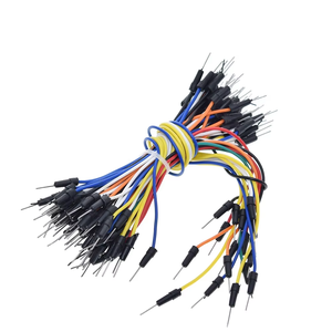 สายเคเบิลจัมเปอร์บอร์ดเบรดบอร์ดยืดหยุ่นแบบไม่มีบัดกรีใหม่65ชิ้นสำหรับโครงการอาร์ดูอิโน่ที่เข้ากันได้กับเรดบอร์ด - Product Image 3