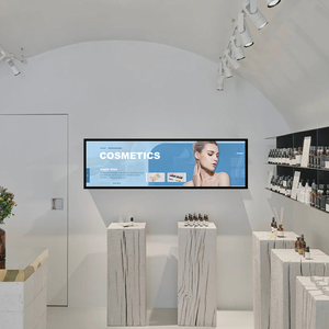 Pantalla Publicitaria LCD de Barra Estirada para Supermercado Interior, Monitor Ultra Ancho Inteligente de 28.6 Pulgadas - Product Image 1