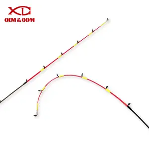 XDL 2.02m 90g 2节钓鱼组合杆和卷轴组，用于杆和线碳纤维鱿鱼杆