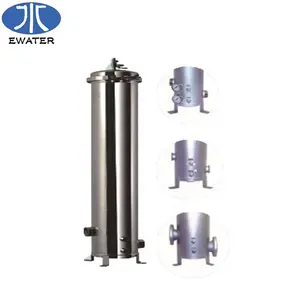 China Manufacturer Stainless Steel 40inch 304/316 Multi Cartridge Filter Housing For Ro Water Filter