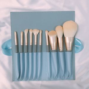 Luxury Professional 10Pcs Synthetic Makeup Brush <b>Set</b> High Quality Custom Logo <b>Make</b> up Tool with Bucket for Blush Eyeliner - Product Image 1