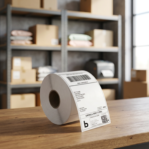 Etiquetas Térmicas Directas Profesionales de 3x5 Pulgadas, Rollo de Papel Blanco con Adhesivo Removible, con 400 Etiquetas para Envío y Correo - Product Image 3
