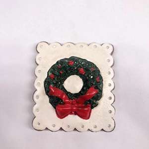 Venta al por mayor directa de fábrica, adhesivo magnético tridimensional 3D de resina para refrigerador, regalo de Navidad, recuerdo navideño - Product Image 4