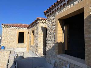 Gạch Ốp Tường Đá Cẩm Thạch <span class=keywords><strong>Travertine</strong></span> Màu Be Đá Tự Nhiên Giá Xuất Xưởng Tốt Nhất Gạch Ốp Bất Đối Xứng Ngoài Trời - Product Image 6