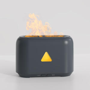 Diffuseur d'arômes à flamme 150 ml, humidificateur USB, télécommande, lumière LED, usage domestique et commercial - Product Image 3