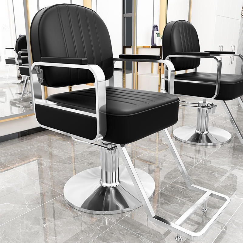 French Style Chairs Portable Hair Styling Chair With Black Hair