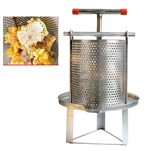 Presse à miel en acier inoxydable à structure alvéolée pour usage domestique, équipement d'élevage pour la pression de la cire, petite machine à presser le miel M01 - Product Image 5