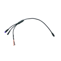 Câble 8fun 1T3 de changement de vitesse, capteur de vitesse, câble de lumière pour moteur Bafang vélo électrique, M500/M600/M510, à monter soi-même
