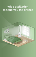 Ventilateur électrique domestique et portable facile à nettoyer avec 3 vitesses de vent différentes