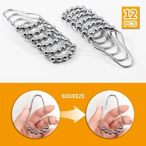 Gancho para Cortina de Ducha YIWANG, Accesorios de Baño al por Mayor, para un Deslizamiento Fácil - Product Image 4