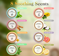 Coffret Cadeau de 8 Bombes de Bain Bio de Luxe, Aromathérapie, 8 Parfums : Menthe, Vanille, Citron, Huiles Essentielles, Relaxation, Soulagement du Stress