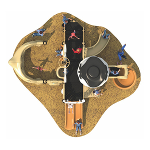 Nhà Máy Outlet Cướp Biển Tàu Phong Cách Một Cách An Toàn Vui Chơi Giải Trí Trẻ Em Thiết Bị Thiết Lập Sân Chơi Ngoài Trời Cho Trẻ Em - Product Image 4