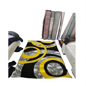 Ensemble de tapis turcs modernes pour la maison, tissés en polypropylène, à poils longs, résistants aux taches, de Gaziantep - Product Image 1