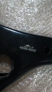 Cowtotal 48068-42040แขนควบคุมด้านหน้าขวาสำหรับรถยนต์ Toyota RAV4 2000 2001 <span class=keywords><strong>2002</strong></span> - Product Image 4