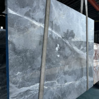 Qualité de luxe |   Marbre gris à fines veines, idéal pour les chambres d'hôtel, les marches d'escalier et les dessus d'armoires