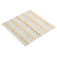 Prix d'usine, lingettes jetables 100% microfibres, lingettes de nettoyage à sec recyclables pour l'industrie alimentaire