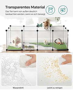 Манеж для маленьких животных, клетка для кошек, закрытые ограждения для кошек, клетки для домашних животных, ограждение для кошек, попокола, ограждение для домашних животных - Product Image 4