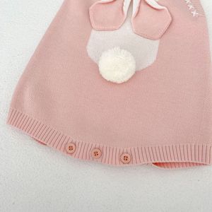 Combinaisons pour bébés Spring Sisters, robes pour enfants en tricot 3D avec motif de lapin, combinaisons douces pour bébés, vêtements pour bébés - Product Image 6