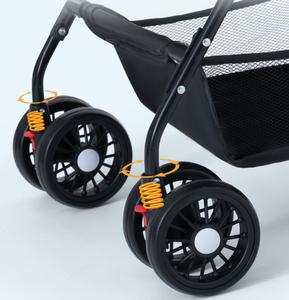 4 पहियों पर चलने के लिए नई हॉट बिक्री पालतू ट्रॉली बैग बिल्ली कार वाहक हल्के गुलाबी बिल्ली कुत्ते पालतू जानवर - Product Image 5