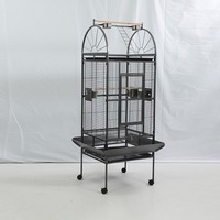 Accessoires en acier inoxydable robustes pour cage à oiseaux canaris, couvercle de cage extérieur grand format portable carré pour usage au bureau toutes saisons – Promotion