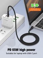 Câble LDNIO LC691C PD65W Type-C vers Type-C, prend en charge la charge rapide PD et QC, câble de données pour téléphone portable, certifié CE RoHs