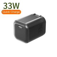 2025 Vente Chaude PD QC3.0 45W 35w 33w Pliable US Pin GaN Chargeur Rapide USB Type C Adaptateur Secteur pour Smartphone Ordinateurs Portables