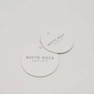 Custom Made Clothing Circular Shape hang <b>Tag</b> Label for Wedding/party/birthday Heart <b>Price</b> Round Coated Paper <b>Tag</b> - Product Image 3