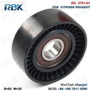 ลูกกลิ้งไกด์ Tensioner 575161 D65mm W24mm 17มม. สำหรับชิ้นส่วนทดแทนของเปอโยต์ - Product Image 4