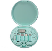 Adaptateur de câble de chargement 60W personnalisé, boîte de rangement, organisateur de câble de données multifonction pour imprimante, kit de voyage pour ordinateur