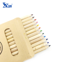 Offres Spéciales ensembles de crayons de couleur 12 de haute qualité crayons de couleur imprimés personnalisés crayons de couleur professionnels pour enfants