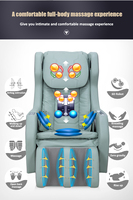 Sillón de Masaje Shiatsu de Cuero con Compresión Caliente, Nuevo y de Alta Gama, para el Hogar, Masaje Corporal Completo 4D, Cabina Espacial de Lujo, Sillón Multifuncional