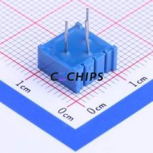 Resistencia Ajustable/Potenciómetro 3386P-1-501, Componente de Orificio Pasante (THT), Resistencia de 500 Ohmios, 10% - Product Image 2