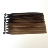 Extensions de cheveux à pointe plate pré-collées, 100% cheveux vierges européens, super double drawn, haute qualité, pointe plate en kératine
