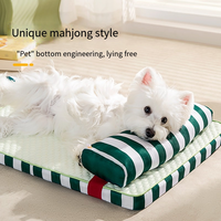 Meilleures ventes Tapis pliable pour animaux de compagnie avec protection anti-griffures Lit pour chat et chien rafraîchissant d'été Nid rectangulaire Design classique et tendance