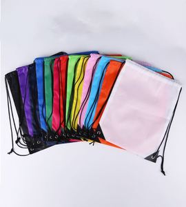 Custom Logo Rope String <b>Backpacks</b> Eco-Friendly <b>Drawstring</b> <b>Backpack</b> Nylon Sport Gym Bag Waterproof Small Polyester <b>Drawstring</b> Bag - Product Image 3