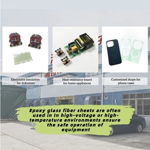 Panneau de stratifié époxy en fibre de verre FR4 percé d'usinage personnalisé pour appareils électriques à haute température - Product Image 4