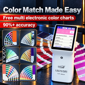 เครื่องวัดสีแบบทนทาน LS173 บลูทูธ พร้อมรูรับแสง SCI 8 มม. สำหรับการควบคุมคุณภาพ RGB CMYK และ Delta E ในห้องปฏิบัติการ - Product Image 2