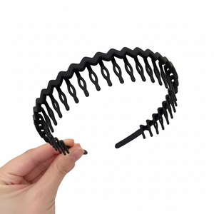 Vendita calda accessori per capelli Vintage di tendenza per le donne scintillante nodo di fiocco di velluto alla moda perla in metallo acrilico scatola confezionata all'ingrosso - Product Image 2