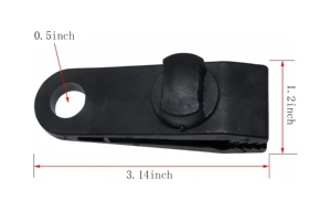 Clips <span class=keywords><strong>de</strong></span> bâche en plastique multi-usages pour tentes d'extérieur, légers, coupe-vent, réglables, en nylon - Product Image 3