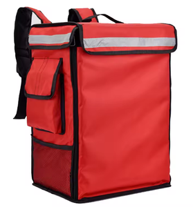 Mochila de Reparto de Pizza con Diseño de Letras, Oxford con Cierre, Bolsa Térmica para Entrega de Alimentos, Capacidad de 25L - Product Image 1