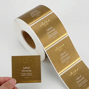 Etiqueta Adhesiva Personalizada de Papel para Alimentos, para Envases de Nueces y Frutas, Etiqueta de Papel para Botellas de Alimentos, Etiqueta para Frascos - Product Image 2