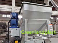 Machine de granulation de plastique Greenladnplast PP PE LDPE HDPE, machine de découpe à anneau d'eau pour granulés de plastique recyclé