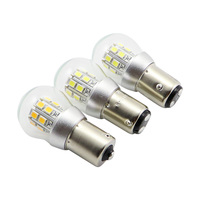 Ampoule led pour voiture, phare automobile, 6V 12V 24V 36V 48V 72V 75V 50-90V DC, 3W BA15D BA15S BAY15D