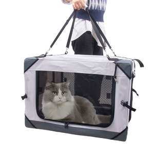 Jaula de Tela Oxford Plegable para Mascotas, Aprobada por Aerolíneas, de Alta Gama y Conveniente para Viajes - Product Image 3